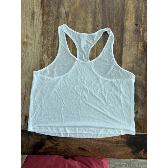 Athleta Women's White Sleeveless Racerback Tank Top Size Small - Picture 1 of 4